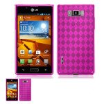 Wholesale TPU Gel Case for LG Venice / Splendor / US730 (Pink)